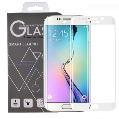SMARTLEGEND Glass Screen Protector For Samsung Galaxy S7 Edge 3D Touch Compatible Anti-Scratch 9H Hardness Bubble Free 033 MM Thickness Tempered Glass Screen Protector