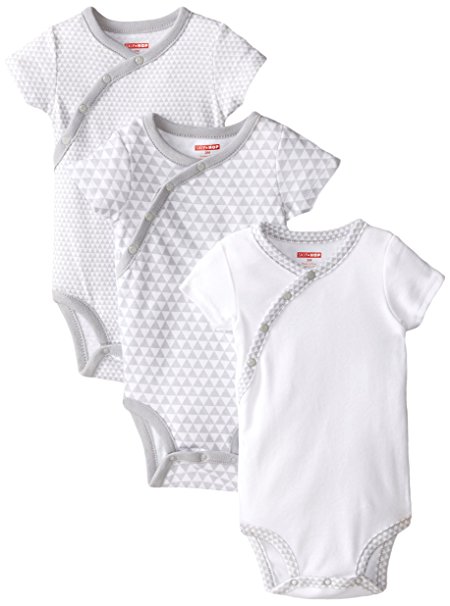 SkipHop Unisex-Baby Starry 3-Piece Set Chevron Side Snap Short Sleeve Bodysuit