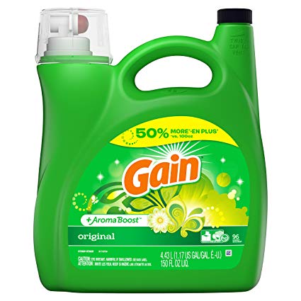 Gain Aroma Boost Liquid Laundry Detergent, Original, 96 Loads 4.43 Liter