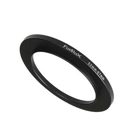Fotodiox Metal Step Up Ring Filter Adapter, Anodized Black Aluminum 52mm-67mm, 52-67 mm