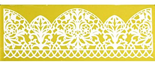 Global Sugar Art Lotus Lace Silicone Lace Mat by Chef Alan Tetreault