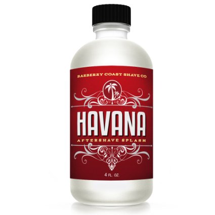 HAVANA - Aftershave Splash for Men - Scent: Tobacco Leaf, Cocoa Bean, Patchouli & Vanilla - 4oz of the Purest, All-Natural Ingredients - No Harsh Chemicals - Luxury in a Bottle