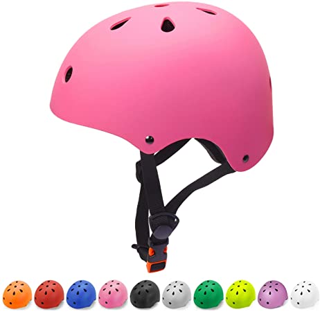 Kids Bike Helmet Toddler Helmet Children Multi-Sport Helmet Impact Resistance Ventilation Adjustable Helmet Skateboard Cycling Helmet