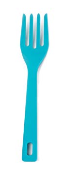 RSVP International (EFF-TQ) Silicone Flexible Fork, Turquoise, 11" | Mixes Ingredients, Mashes Food, Whisks Eggs, & More | Dishwasher Safe & Heat Resistant | Baking, Serving, Mixing Made Easy