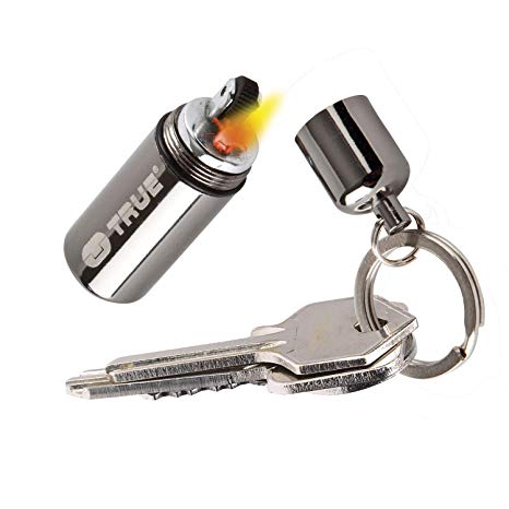 True Utility FireStash Waterproof Keyring Lighter