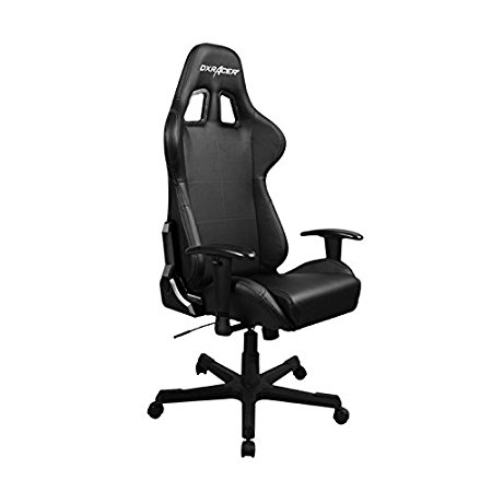 DXRacer Formula Series DOH/FD99/N Racing Bucket Seat Office Chair Computer Seat Gaming Chair DXRACER Ergonomic Desk Chair Rocker (Black)