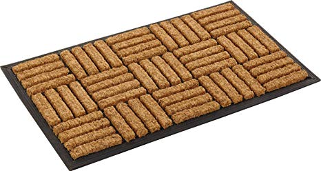 Kempf Coco Fiber in-Laid Doormat 24-inch by 39-inch