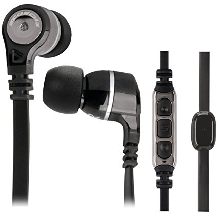 Scosche IEM856MD Reference In-Ear Monitors with tapLINE III Remote & Microphone (Black)