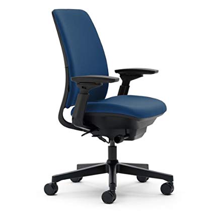 Steelcase Amia Chair, Blue Fabric