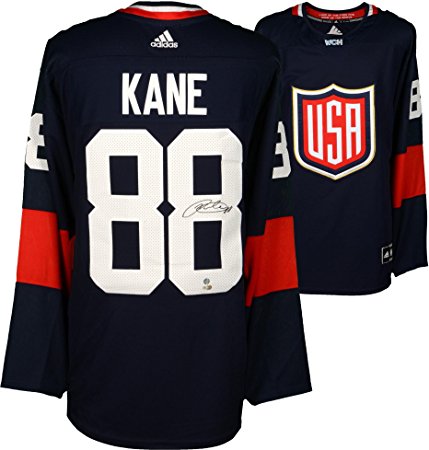 Patrick Kane Chicago Blackhawks Autographed Team USA 2016 World Cup of Hockey Jersey - Fanatics Authentic Certified