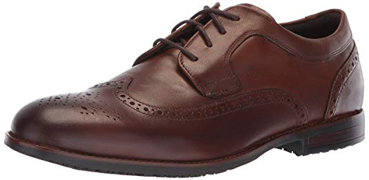 Rockport Men's Dustyn Wing Tip Oxford