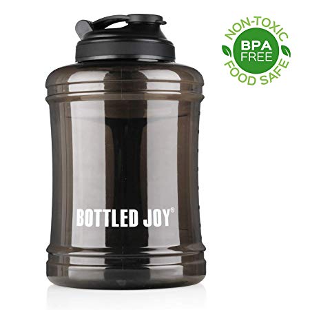 BOTTLED JOY Water Jug 2.5L/83oz Large Capacity Sports Water Bottle with Handle,Reusable BPA Free Plastic Water Bottle,Home Drinking Water Jug,Big Water Bottle for Outdoor Hiking & Gym.