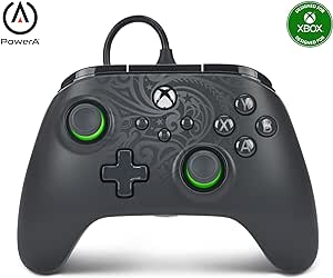 Manette filaire PowerA Advantage pour Xbox Series X|S - Vert céleste