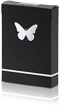 Butterfly Playing Cards (Black and Silver) Limited Edition Rare Marked Deck by Ondrej Psenicka