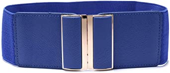 Beltox Womens 3" Wide Belt Elastic Stretch Cinch Waistband Lady Cummerband