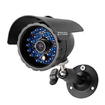 Zmodo 600TVL Weatherproof Bullet Security Camera - Black (ZMD-CCH-BBB23NM Camera Only)