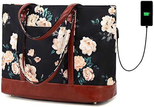 BLUBOON Women Laptop Tote bag work bag handbag fit 15.6' laptop
