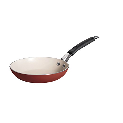 Tramontina 80151/053DS Style Simple Cooking Heavy-Gauge Aluminum, PFOA-free Nonstick Fry Pan, 8-Inch, Spice Red, Made in USA