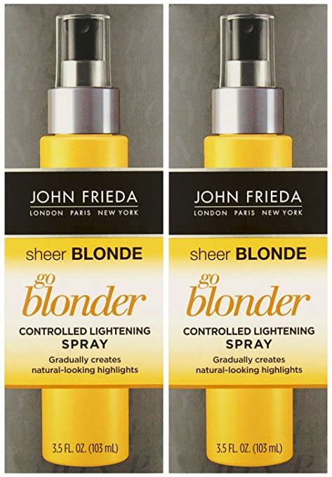 John Frieda Sheer Blonde Go Blonder Controlled Lightening Spray, 3.5 oz, 2 pk