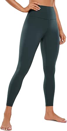 CRZ YOGA Womens Butterluxe High Waisted Yoga Leggings 25" / 28" - Double Seamed Buttery Soft Comfy Athletic Gym Workout Pants