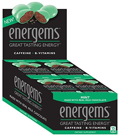 12 Count Box of Energems Mint Chocolate Energy Gems
