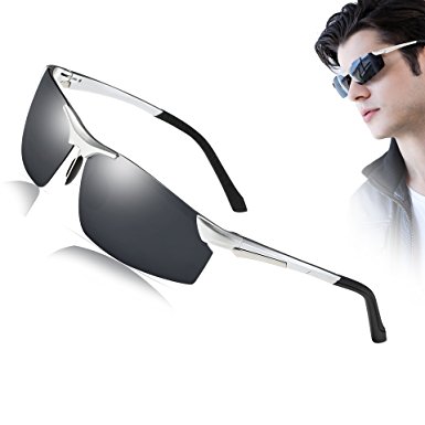 Polarized Sunglasses for Mens Womens Sports Design Anti Glare Glasses for Outdoor Aviator Sunglasses by Bircen