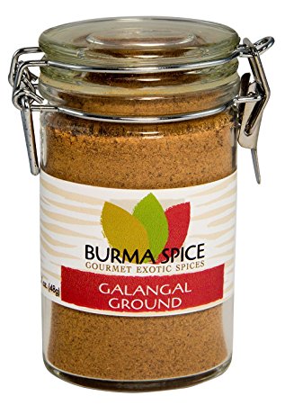 Ground Galangal in Glass Spice Preserve Bottle, 1.7oz