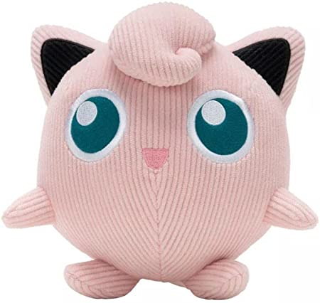 Pokemon 8 Inch Plush Officially Licensed Stuffed Animal Super Soft Cuddly Toy Kids (Jigglypuff (Corduroy))