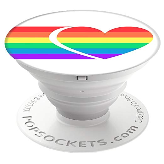 PopSockets: Collapsible Grip & Stand for Phones and Tablets - Heart Flag