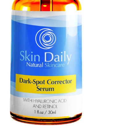 Best Dark Spot Corrector For Face Serum - Effective for Melasma Acne Age Spots Dark Spots and Sun Spots- Contains Hyaluronic Acid Witch Hazel Salicylic Acid Retinol 1 Glycolic Acid - 1 oz