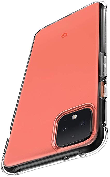 Caseology Solid Flex Crystal for Pixel 4 XL Case (2019) - Crystal Clear