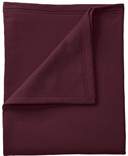 Joe's USA Soft & Cozy 50" x 60" Sweatshirt Blankets in 14 Different Colors