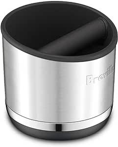 Breville the Knock Box 10 Espresso Accessory, One Size, Brushed Stainless Steel