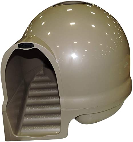 Petmate Booda Dome Clean Step Cat Litter Box 3 Colors, Titanium