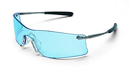 Crews T4113AF Rubicon Safety Glasses Light Blue, Anti-Fog Lens, 1 Pair