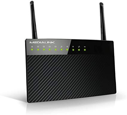 Medialink AC1200 Wireless Gigabit Router - Gigabit (1000 Mbps) Wired Speed & AC 1200 Mbps Combined Wireless Speed (Part# MLWR-AC1200R) (Renewed)