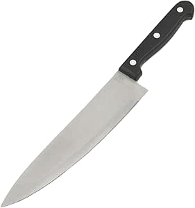 Chef Craft Select Chef Knife, 8 inch blade 12.5 inches in length, Stainless Steel/Black