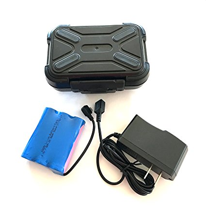 Powerful Extended GPS Tracker Battery & Magnetic Pelican Case for GL200 and GL300 Tracking Devices (Including GL300V GL300VC and STI_GL300)