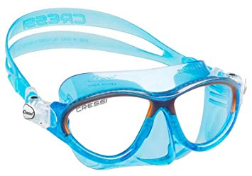 Cressi Moon Kids Swim Goggles, No Leaking Anti Fog UV Protection Dive Mask - Kids Ages 3-4-5-6-7 for Swimming and Diving - Made in Italy