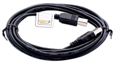 ReadyPlug USB Cable Compatible with Canon imageCLASS MF4880dw Black/White Laser Multifunction Printer (10 Feet, Black)