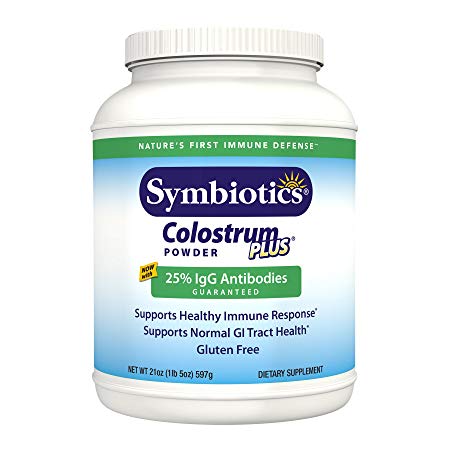 Symbiotics Colostrum Plus Powder, 21-Ounce Jar