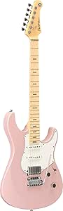 Yamaha Pacifica Standard Plus Electric Guitar Maple Fingerboard With Gig Bag, Ash Pink