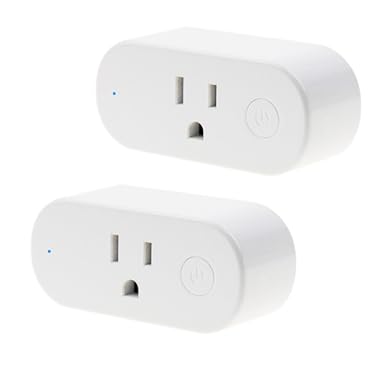 Shelly Plus Plug US| WiFi & Bluetooth Operated Smart Plug With Power Measurement |Home Automation |iOS Android App |Alexa & Google Home Compatible Monitor Appliances Remote Control with Timer (2 Pack)