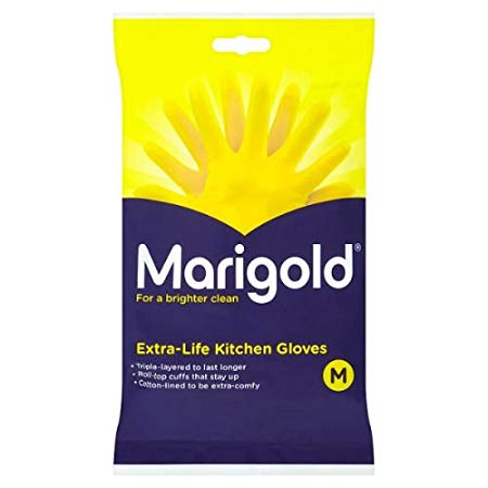 Marigold Extra-Life Kitchen Gloves Medium Case of 6 by Marigold