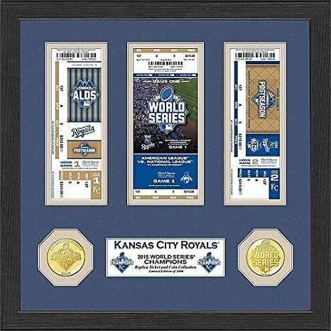 Kansas City Royals 2015 World Series Champions Ticket Collection - Royals Champions - Limited Edition