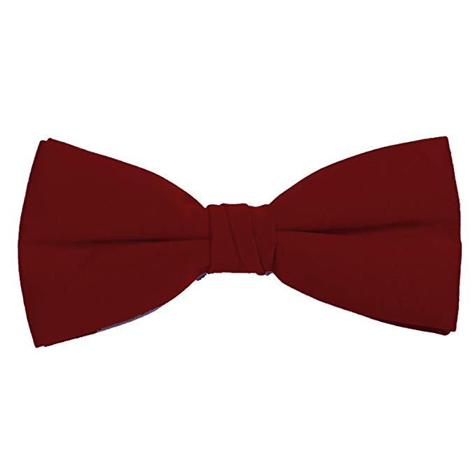 Bow Ties - Classic Pre Tied Adjustible Satin Formal Tuxedo - Multiple Solid Colors - by K. Alexander