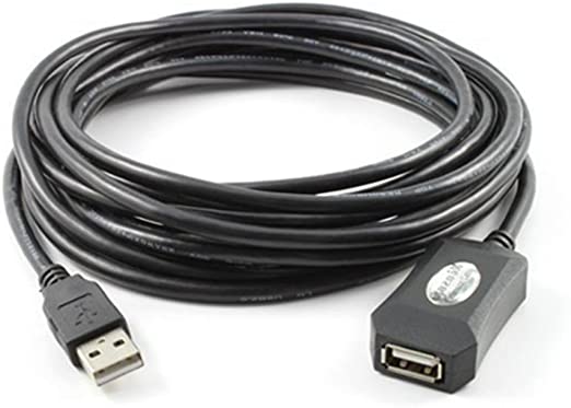 TECHTOO® 5 Meter (16 Foot) USB 2.0 Active Extension Cord Cable Type A Male to A Female