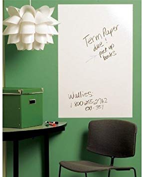 House of Quirk White Board Self Adhesive Wall Sticker - Large
