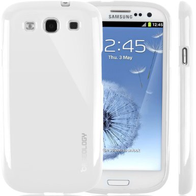 Galaxy S3 Case, Caseology® [Daybreak Series] Slim Fit Shock Absorbent Cover [White] [Slip Resistant] for Samsung Galaxy S3 - White