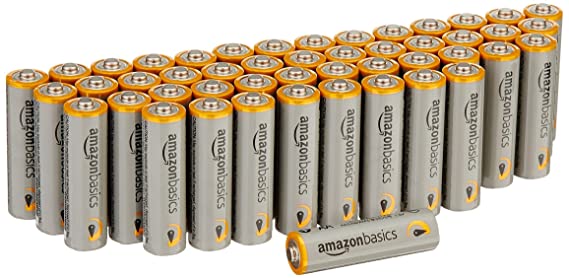 AmazonBasics AA Performance Alkaline Non-Rechargeable Batteries (48 Count) - Appearance May Vary